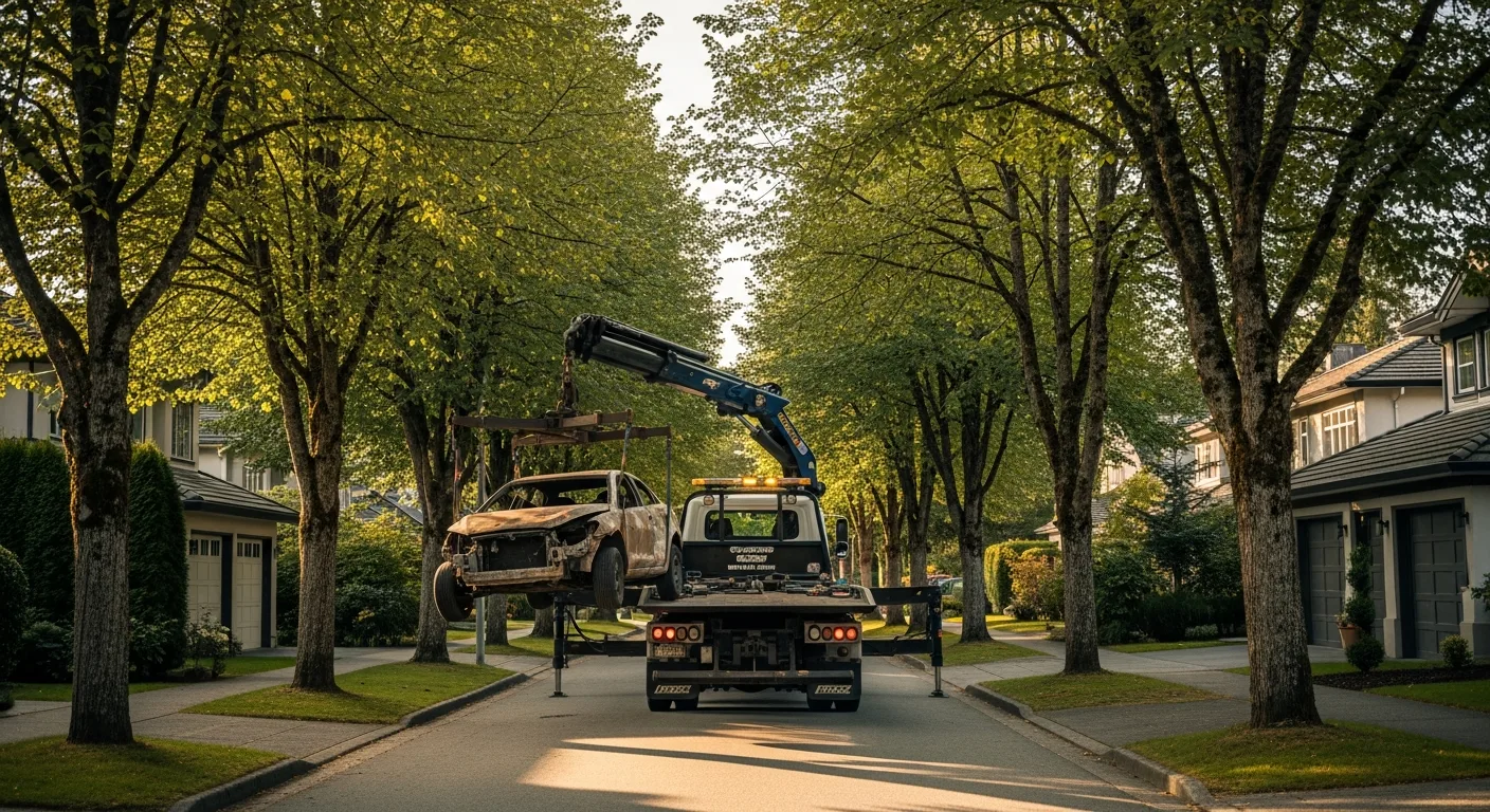 Scrap car removal in Dunbar Vancouver