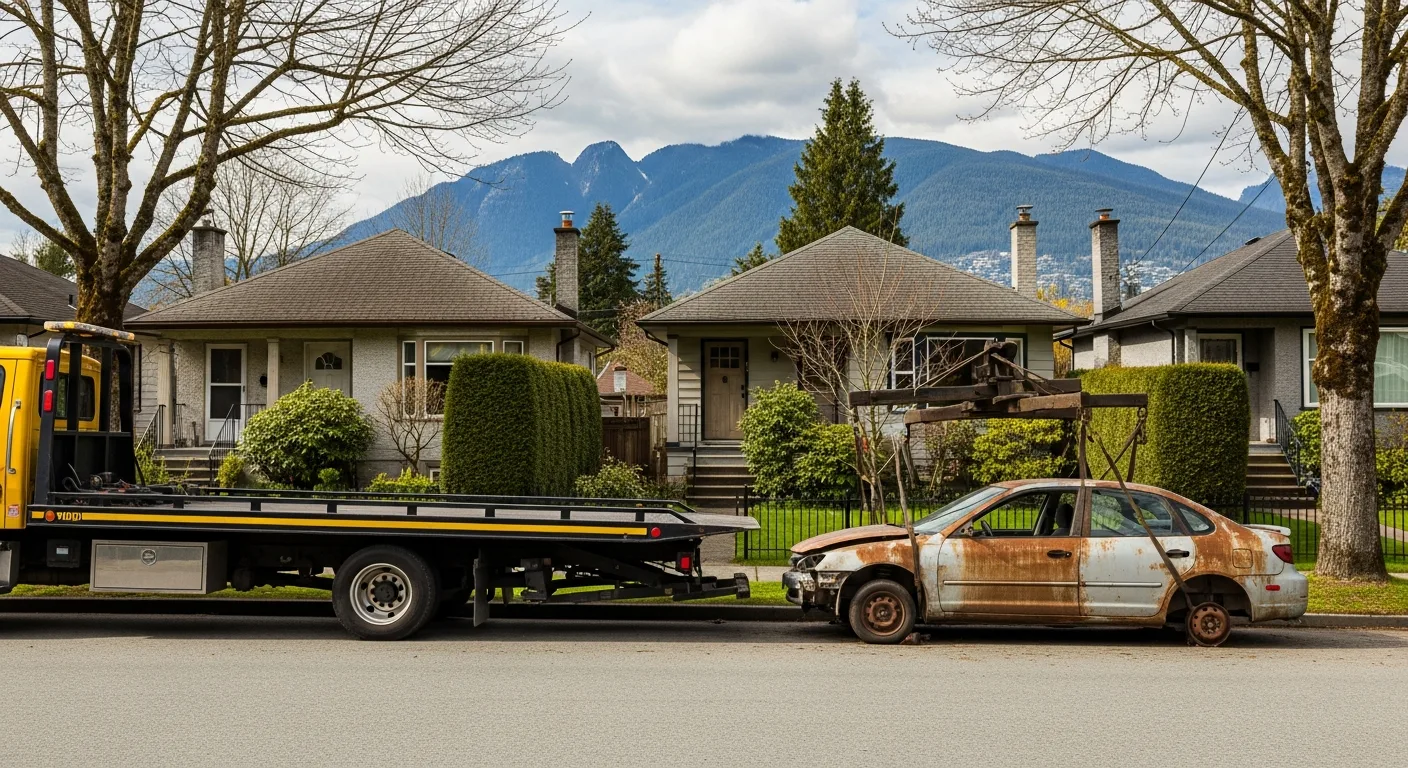 Scrap car removal in Hastings-Sunrise Vancouver