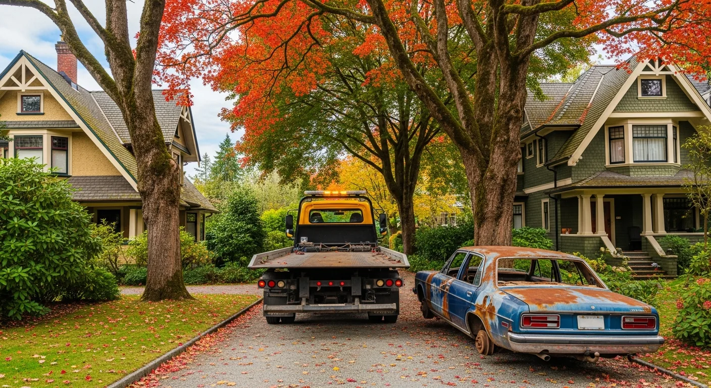 Scrap car removal in Kerrisdale Vancouver