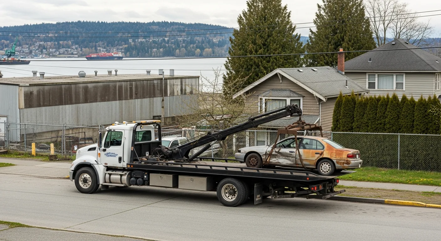 Scrap car removal in Marpole Vancouver