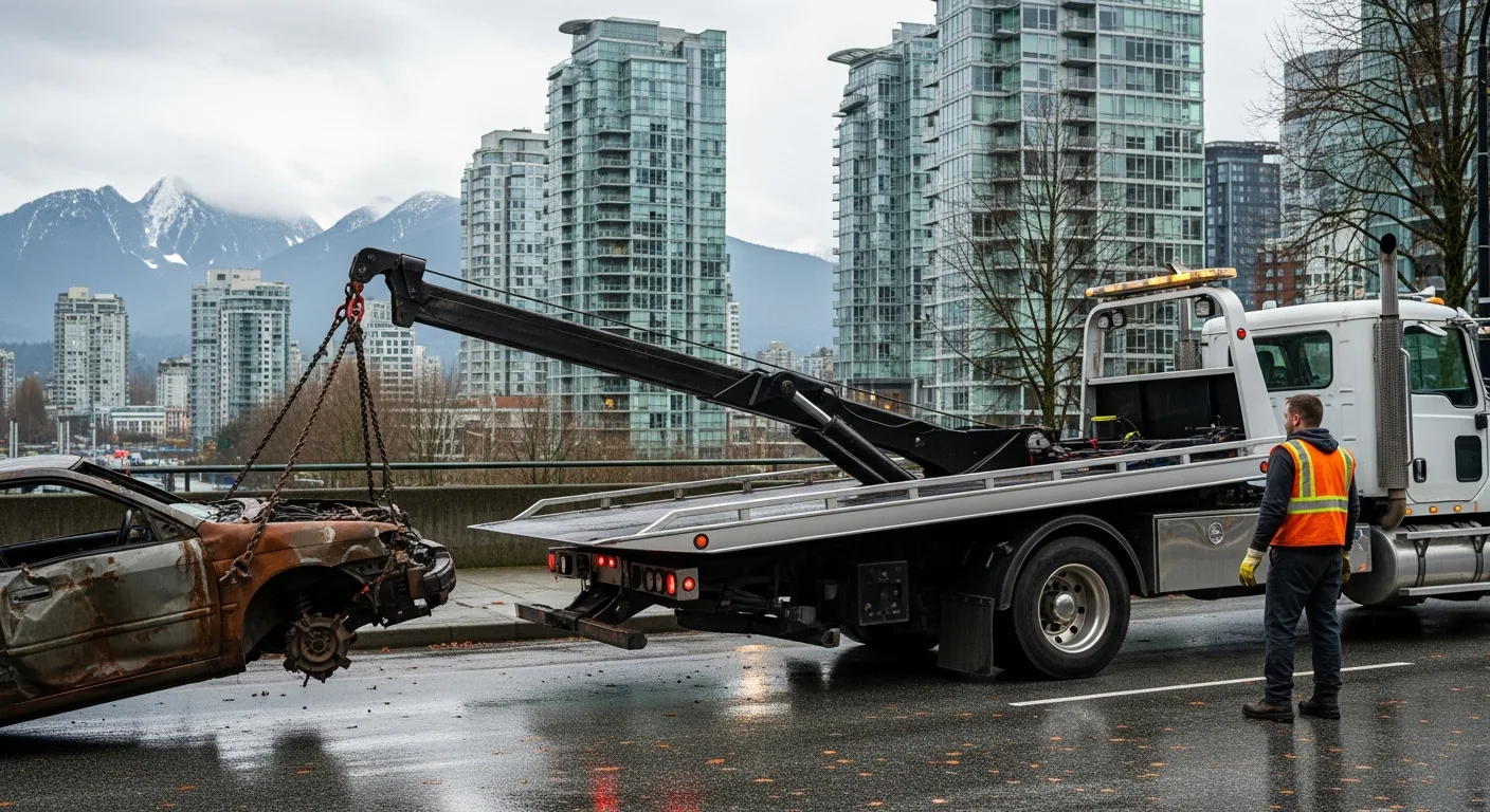 Professional scrap vehicle removal in Vancouver BC