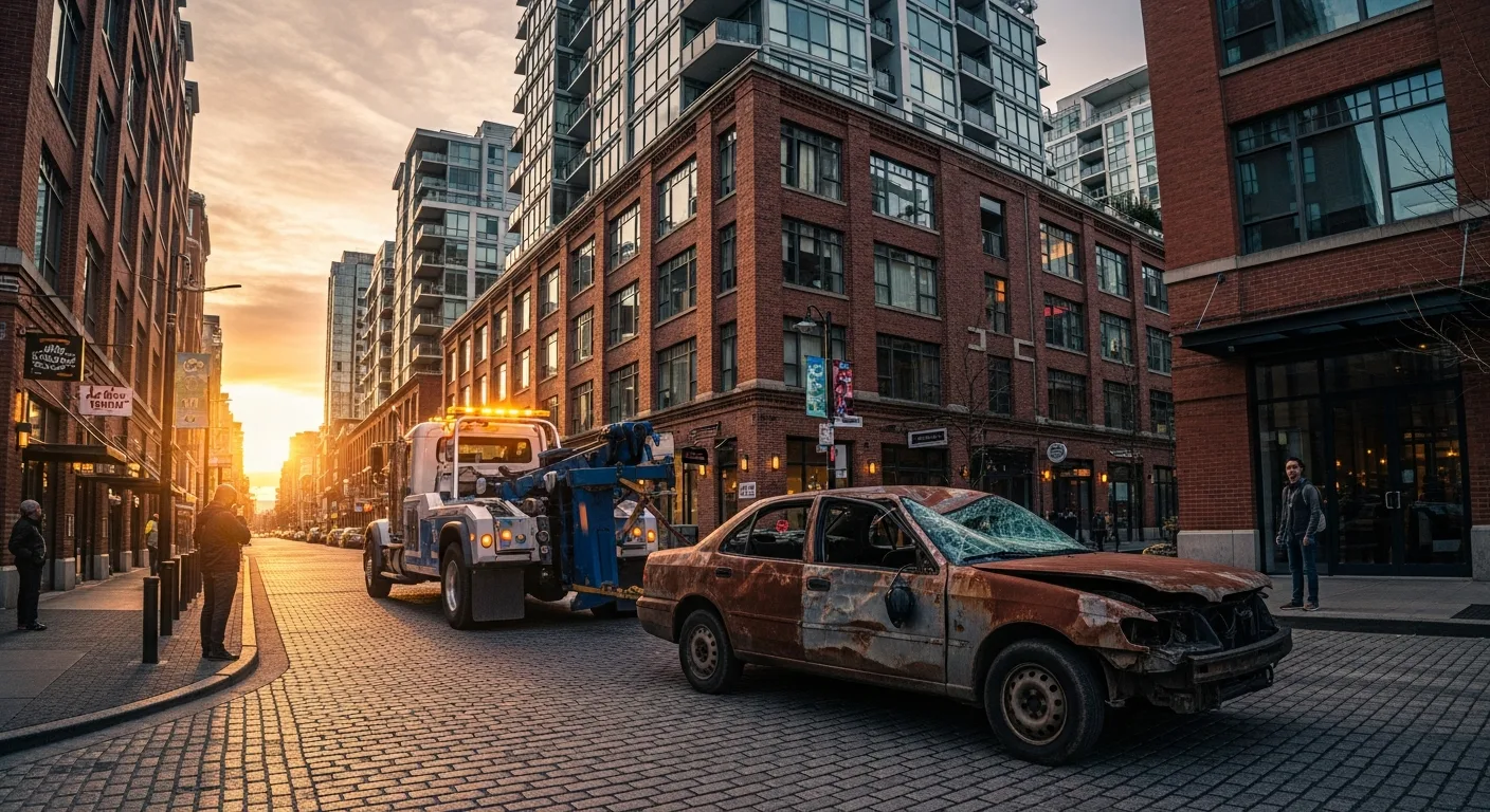 Scrap car removal in Yaletown Vancouver